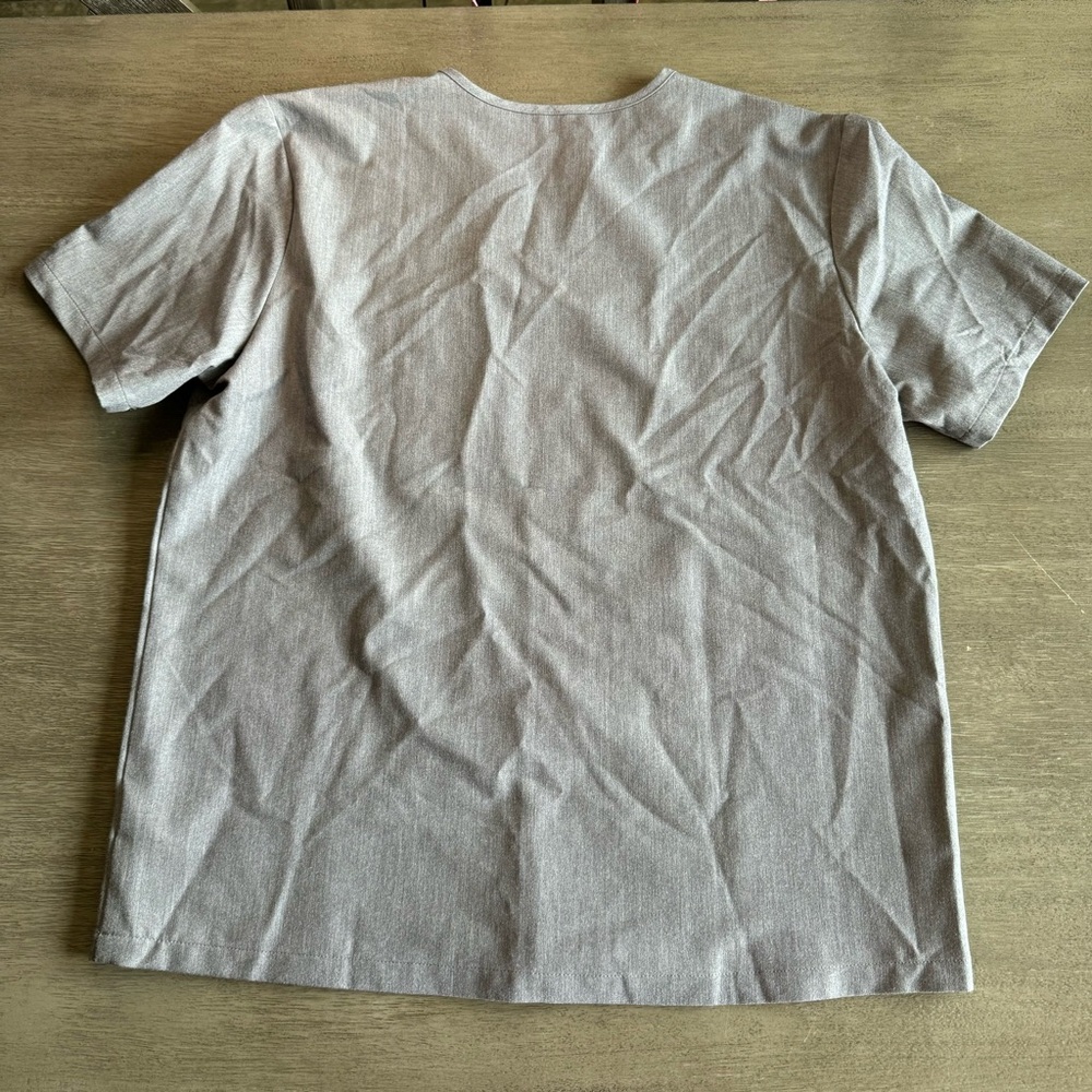 Figs Charcoal Grey Short Sleeve Catarina Tshirt Scrubs Top XL - Picture 2 of 7